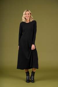 Charlie Jane Coronet Peak Dress - Black