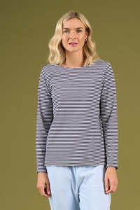 Charlie Jane Moana Top - Midnight Stripe
