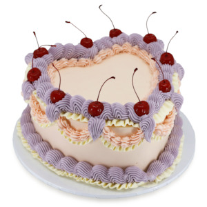 Frilly Heart Cake
