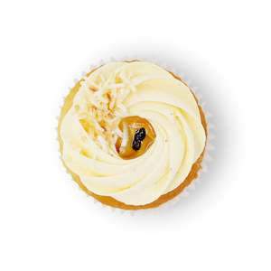 Cupcake: Coconut Passionfruit