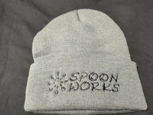 Spoonworks Base Line Logo Beanie (Gray/Black)