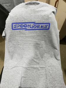Spoonworks Split Plate T-Shirt (Blue Design)