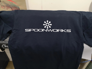 Clothing: Spoonworks Plain Shot T-Shirt (Navy)