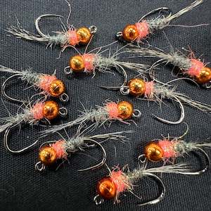 Jig Hook Flies Czech Em Out: Always Borderline - Cooked Ranga