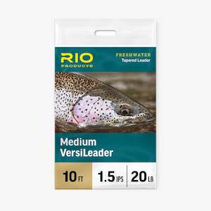 Nylon Tippet: Rio Medium Trout Versileader 10ft