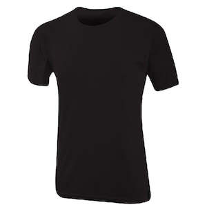 ThermaTech - Mens Essential Base Layer Short Sleeve Crew Neck Black