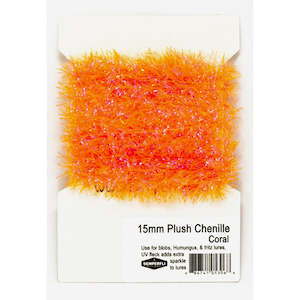 Semperfli Tying Materials: Semperfli Translucent 15mm Plush Chenille