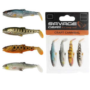 Jigging Trolling Harling: Savage Gear Craft Cannibal Paddletail Softbaits
