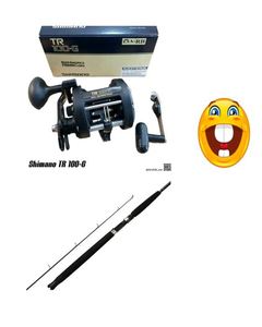 Jigging Trolling Harling: Kilwell XP 7'6" & Shimano TR100 Harling Set