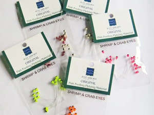 Fly Tying: NEW Just Add H20 Shrimp & Crab Eyes (Saltwater Fly Tying)