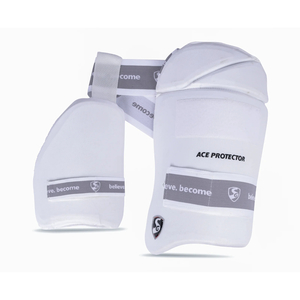 Products: SG Ace protector combo white Thigh Pads Men - Sportivate