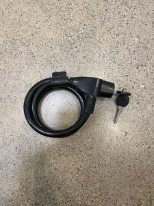 Cycling: Black  Bike Cable Lock