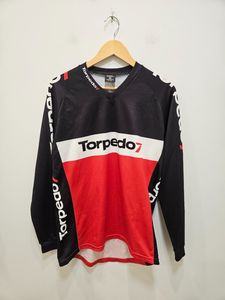Black Torpedo7 Long Sleeve Jersey, M