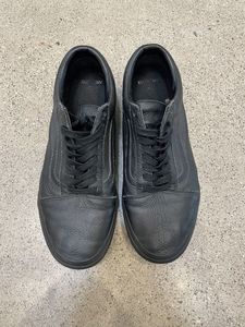 Black Vans Old Skool Shoes, EU 46