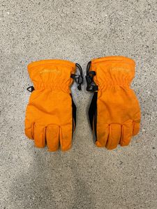 Orange Macpac Snow Gloves, M