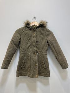 Khaki Just Jeans Parka Jacket, Girls 8