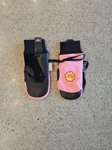 Pink POW Mittens, S