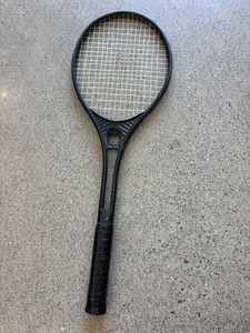 Black  Tennis racquet