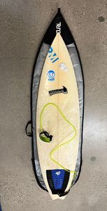 White Hammo Surfboard with bag