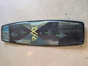 Wood/Teal North Kiteboarding Jaime 139x42 Twin Tip, 139x42