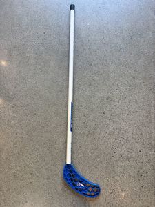 white/blue Oroks 100 SR Floorball Stick, Senior