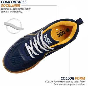 DSC Bolstr Navy Rubber Sole Cricket Shoes