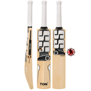English Willow Cricket Bat: SS Ton Finn Allen Player Pro English Willow Cricket Bat