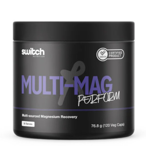 Switch Nutrition: Switch Nutrition Multi-MAG Perform Magnesium Caps
