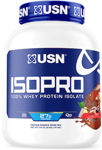 Keto Supplements: USN IsoPro 100% Whey Isolate Protein Powder 4lb