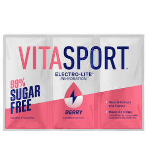 Electrolytes: Vitasport 99% Sugar Free Electrolyte Rehydration Sachets