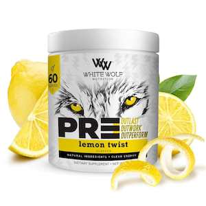 White Wolf Nutrition Natural Pre-Workout 60 Serve