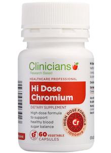 Clinicians: Clinicians Hi-Dose Chromium 1000 mcg