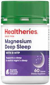 Healtheries: Healtheries Magnesium Deep Sleep with 5-HTP Caps