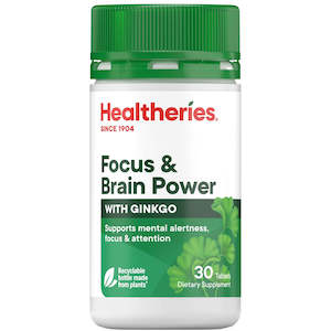 Healtheries Focus & Brain Power Tablets