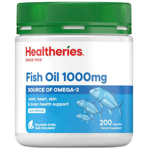 Healtheries Fish Oil 1000mg 200 Caps