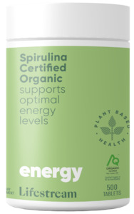 Lifestream: Lifestream Spirulina Certified Organic - 500 Tablets
