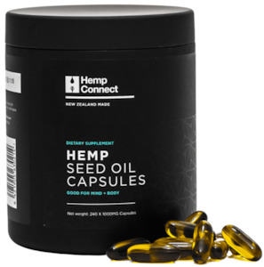 Hemp Connect: Hemp Connect Hemp Seed Oil 240 Caps