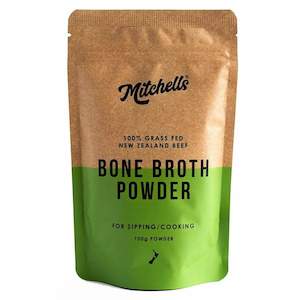 Mitchells Nutrition 100% Grass Fed Bone Broth Powder