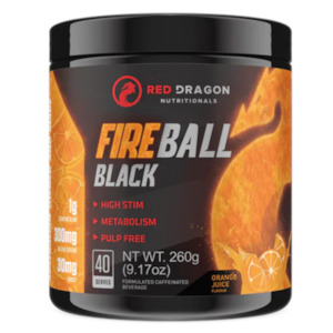 Best Selling Fat Burners: Red Dragon Nutritionals Fireball Black Fat Burner