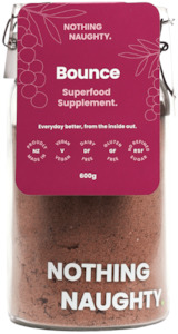 Superfoods: Nothing Naughty Bounce Superfood Powder 600g