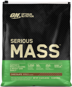 Optimum Nutrition Serious Mass Protein Powder 12lb