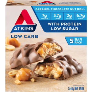Atkins Low Carb Caramel Chocolate Nut Roll