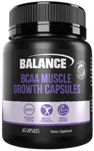 Kiwi Brands: Balance BCAA 60 Caps *Gift*