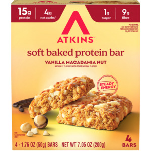Best Selling Supplements: Atkins Soft Baked Protein Bar