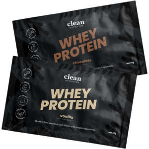 Best Selling Whey Protein: Clean Nutrition Whey Protein Powder Single Serve Sachet