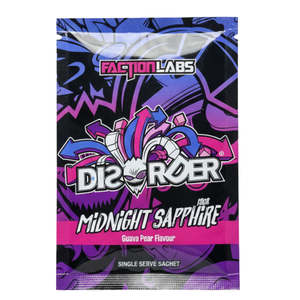 1x Faction Labs Disorder Pre-Workout - Midnight Sapphire *Free Sample*