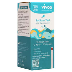 Best Selling Supplements: Vivoo Sodium Test Strips 30 Pack