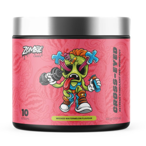 Out Of Stock: Zombie Labs Cross-Eyed Extreme Stim + Beta Alanine - 10 Serve *Gift*