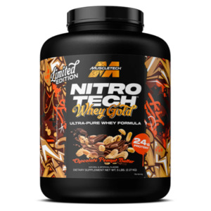 MuscleTech Nitro Tech 100% Whey Gold Protein Powder 5lb