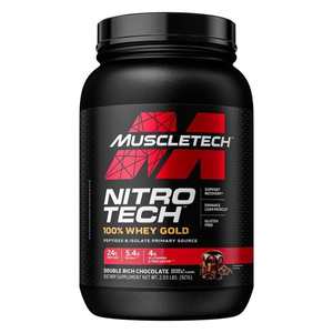 MuscleTech Nitro Tech 100% Whey Gold Protein Powder 2lb